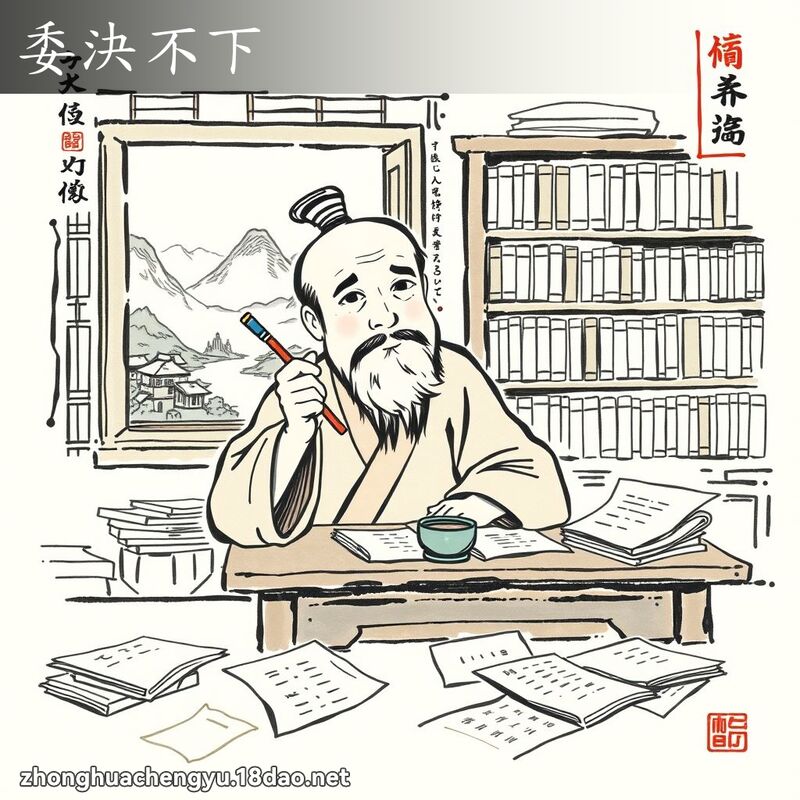 委決不下 配图