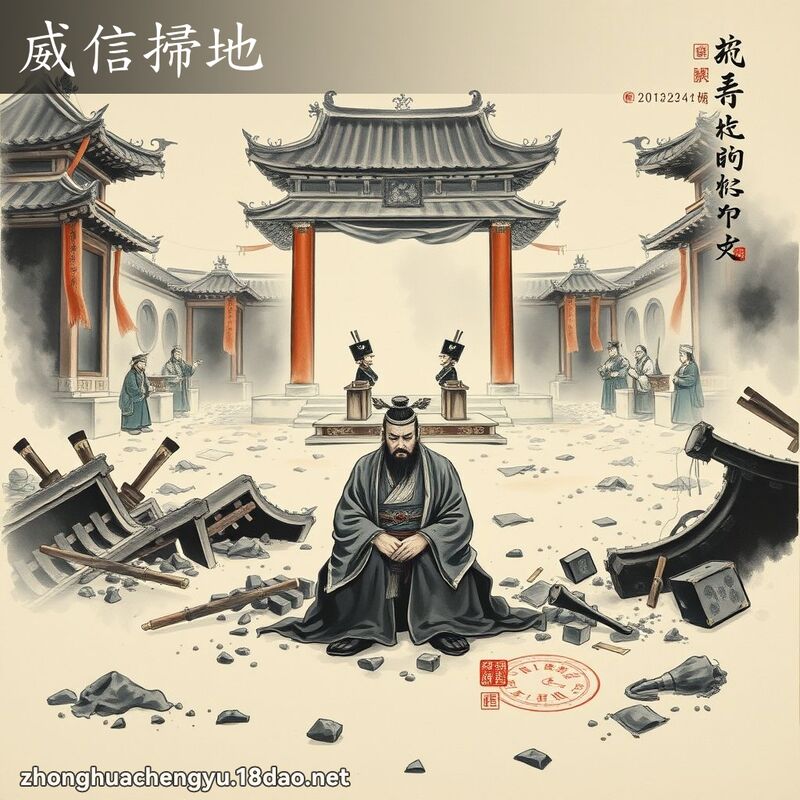 威信掃地 配图
