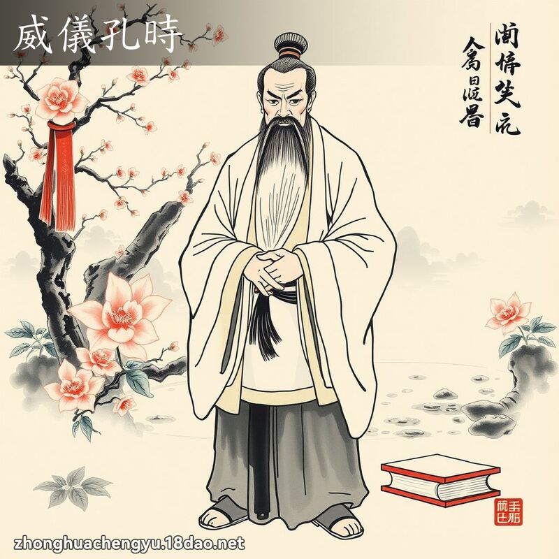 威儀孔時 配图