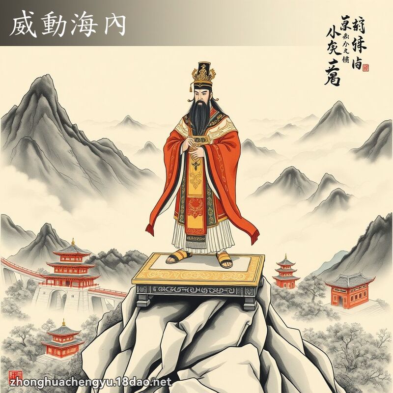 威動海內 配图