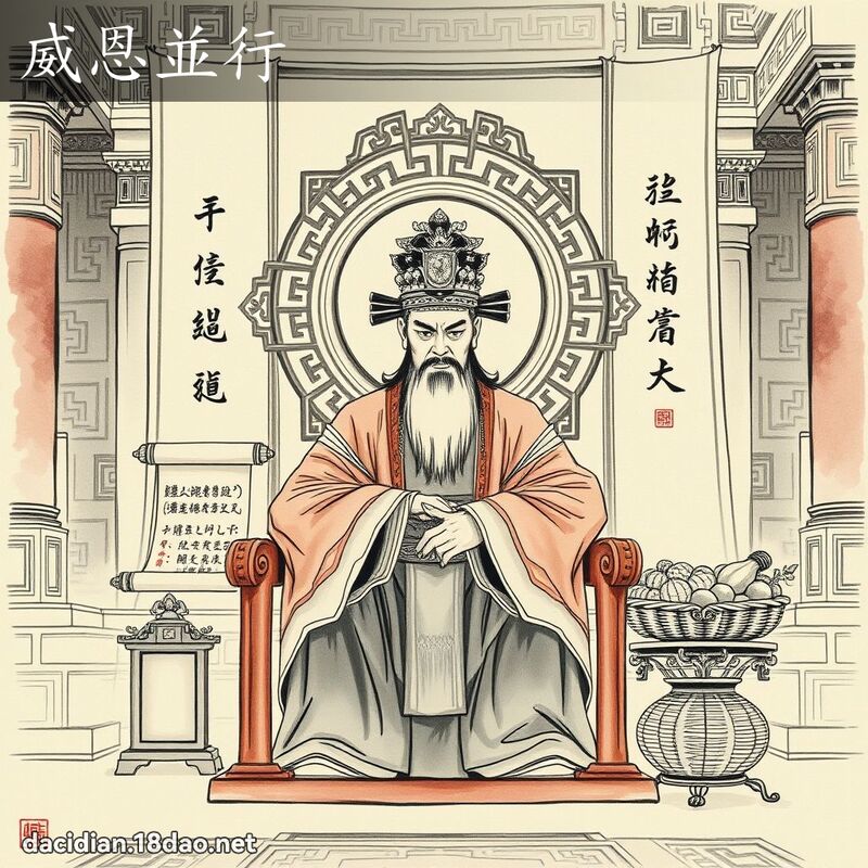 威恩並行 - 中华成语配图