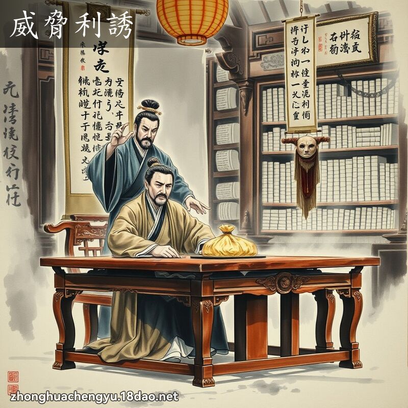 威脅利誘 配图