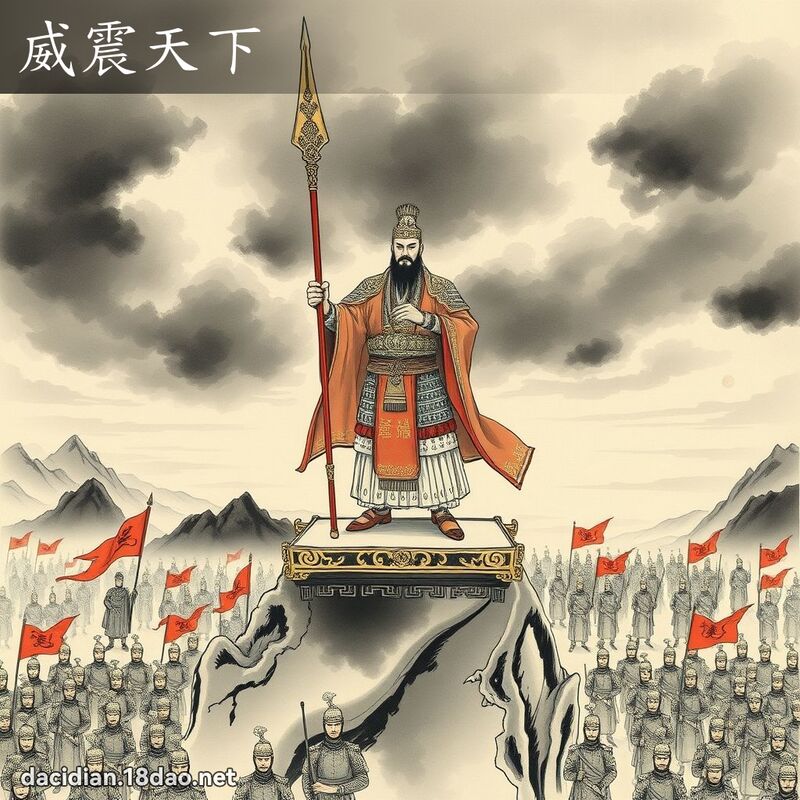 威震天下 - 中華成語配圖