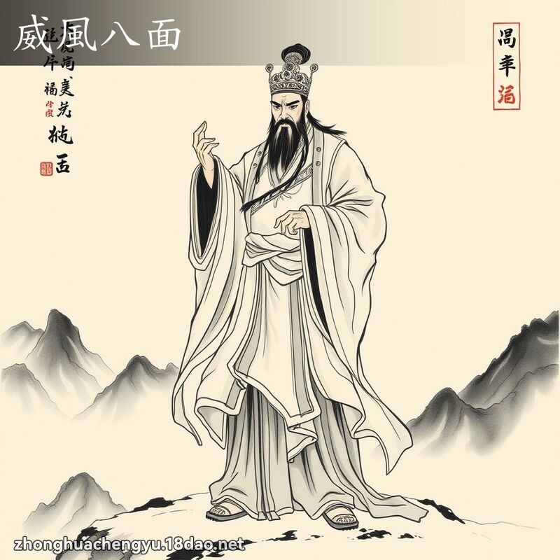 威風八面 配图