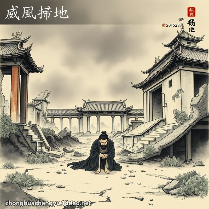 威風掃地 配图