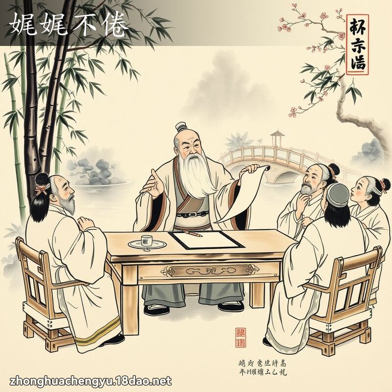 娓娓不倦 配图