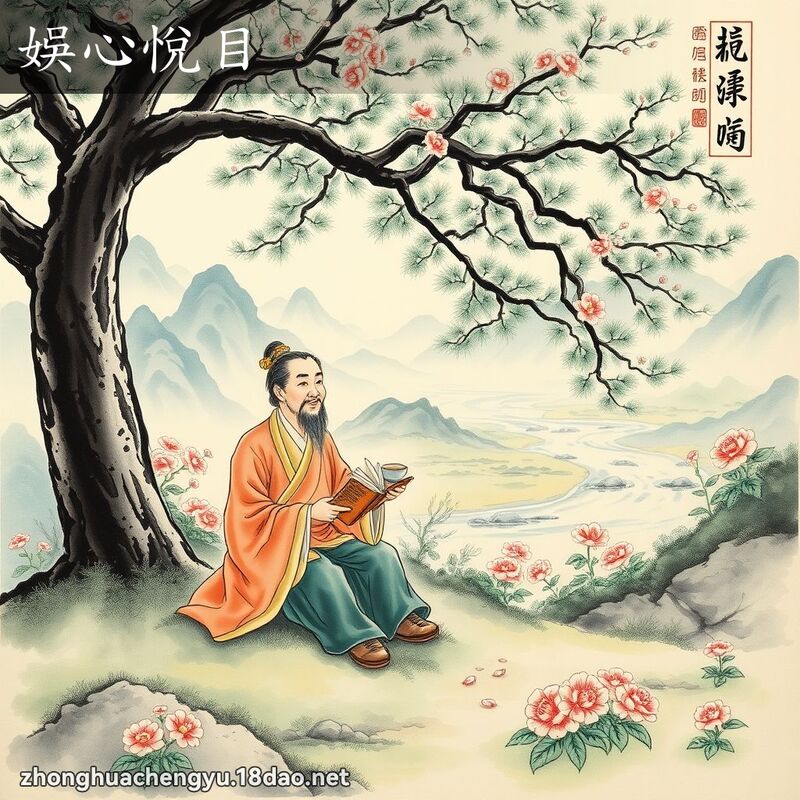 娛心悅目 - 中華成語配圖
