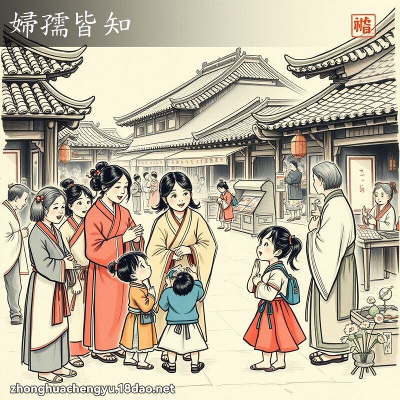 婦孺皆知 配图