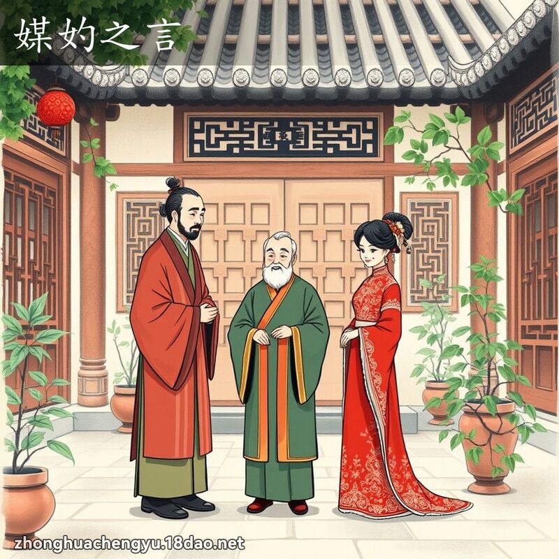 媒妁之言 配图