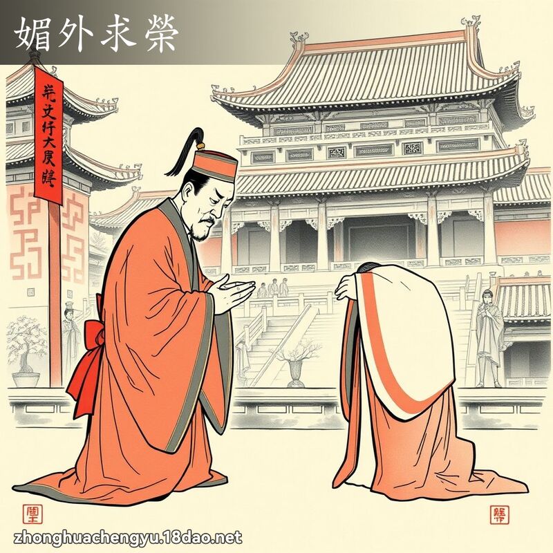 媚外求榮 配图