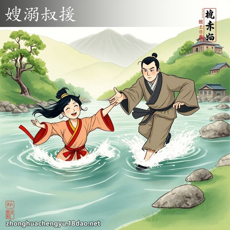 嫂溺叔援 配图