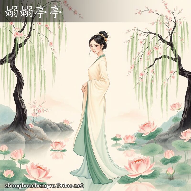 嫋嫋亭亭 配图