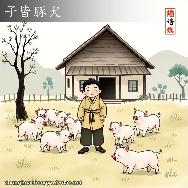 子皆豚犬 配图