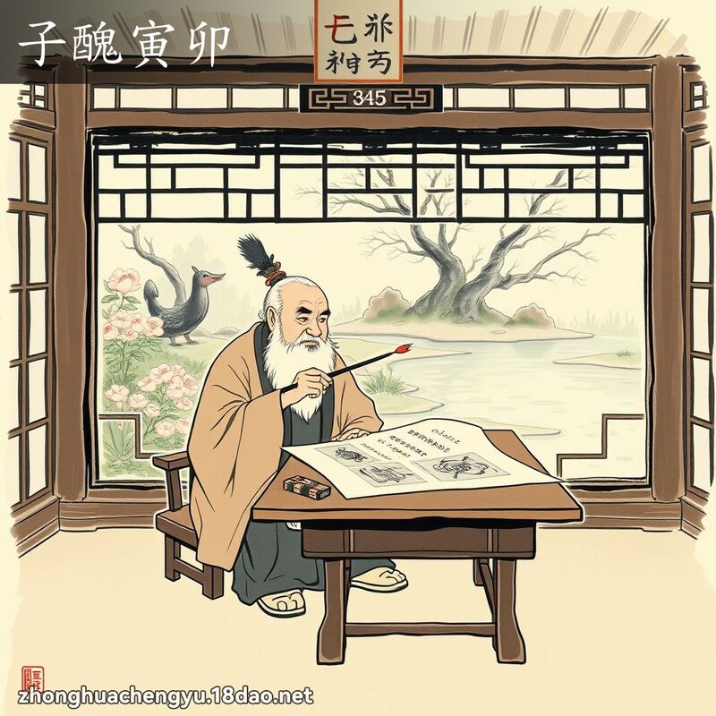 子醜寅卯 配图