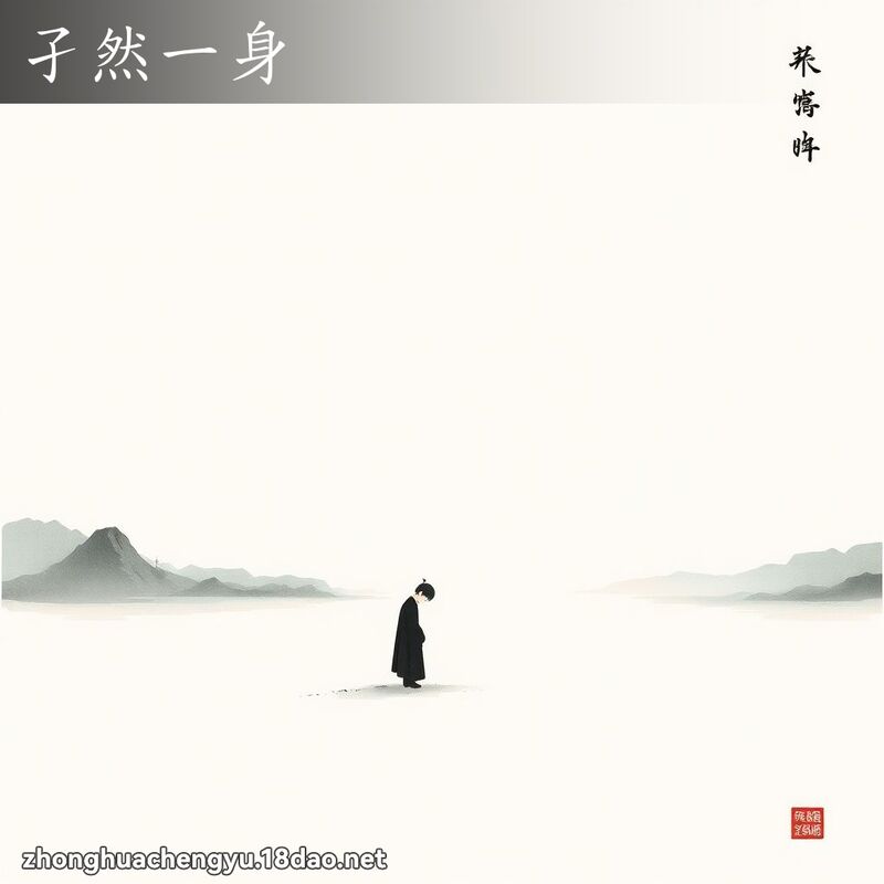 孑然一身 配图