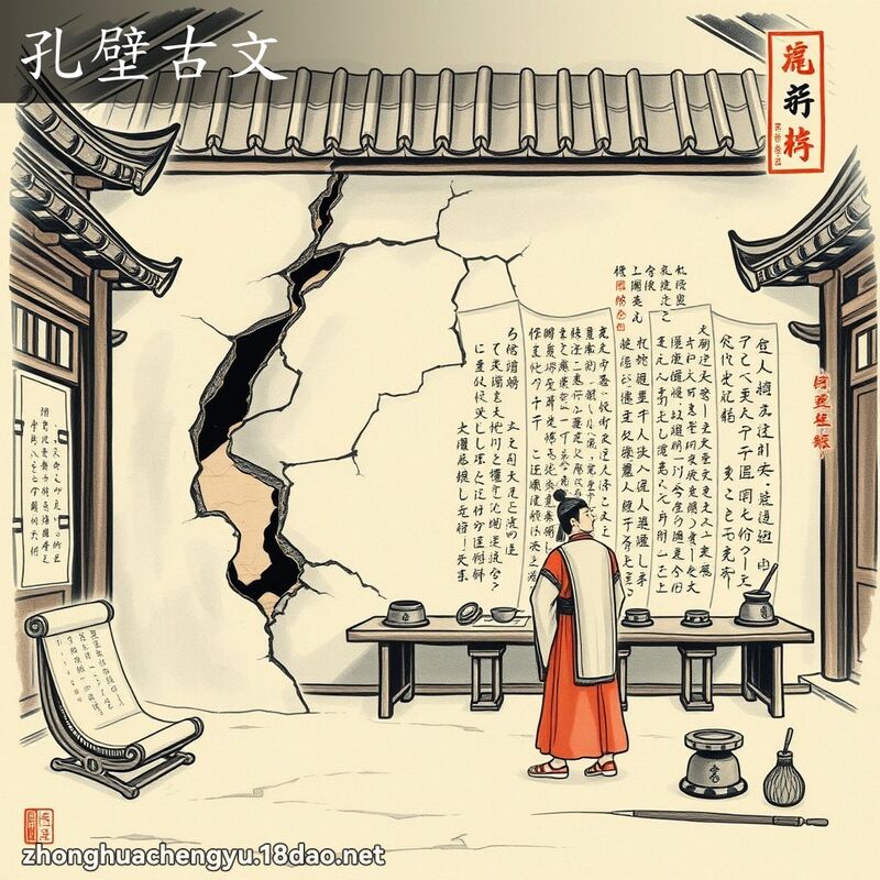 孔壁古文 配图