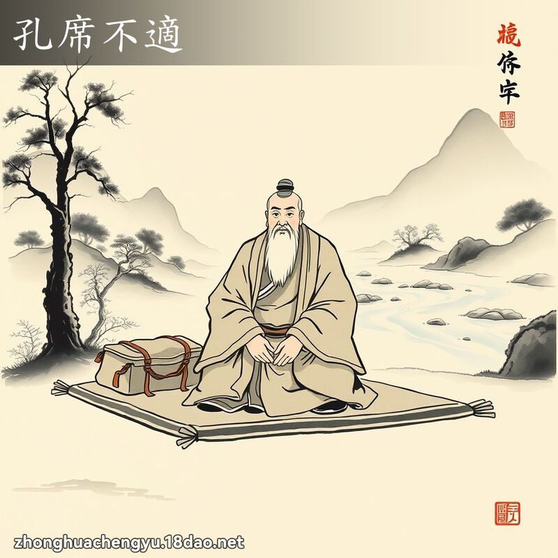 孔席不適 配图