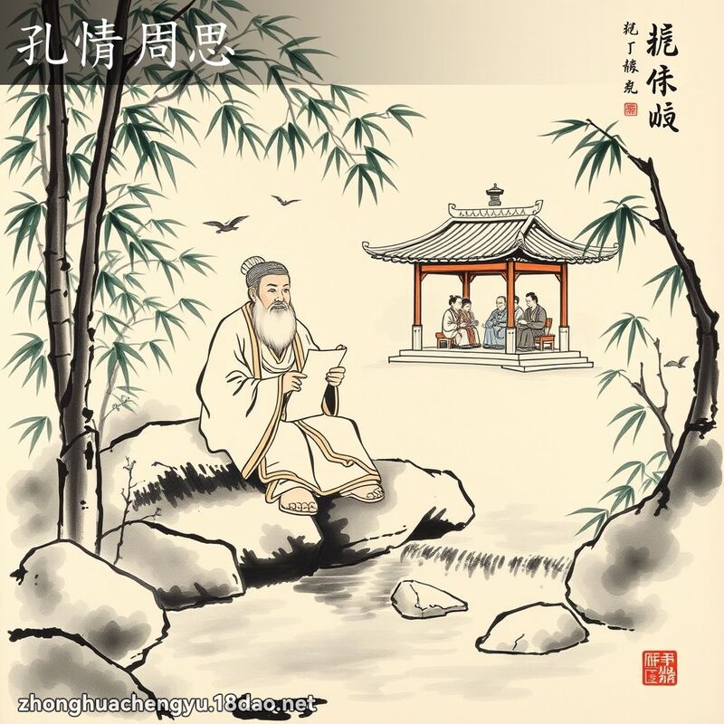 孔情周思 配图