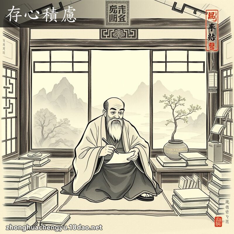 存心積慮 配图