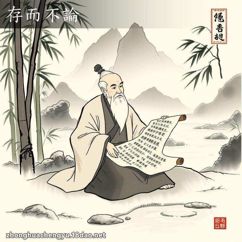 存而不論 配图