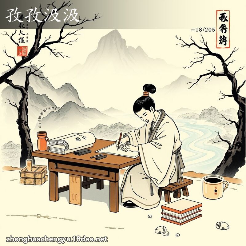 孜孜汲汲 配图