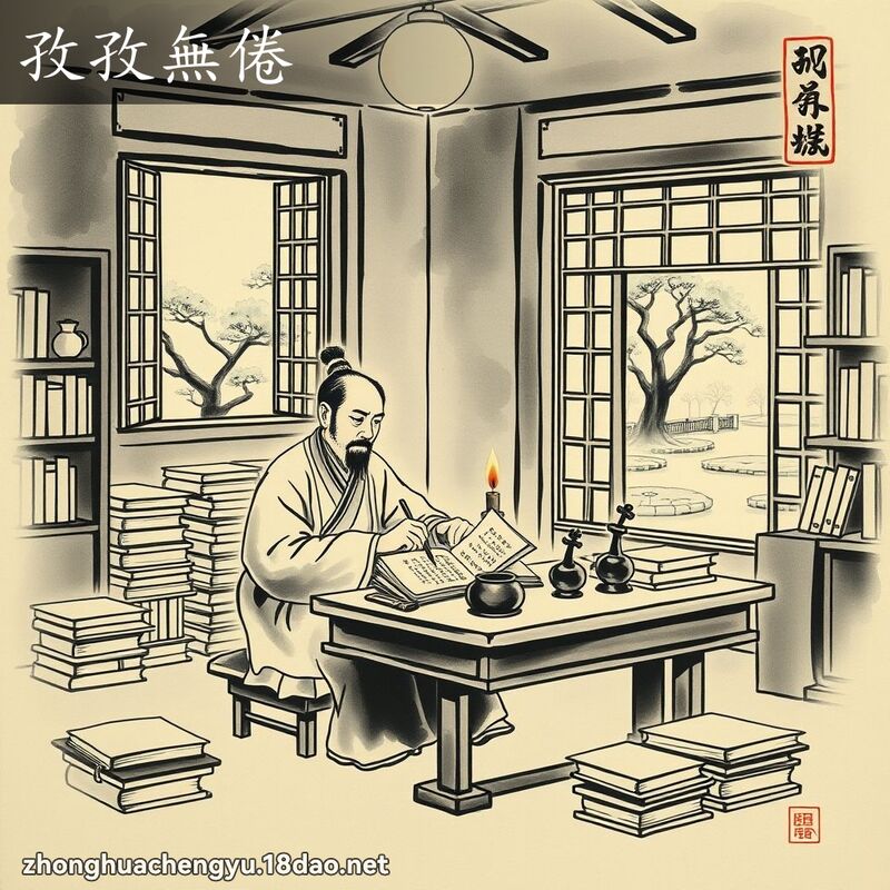 孜孜無倦 配图