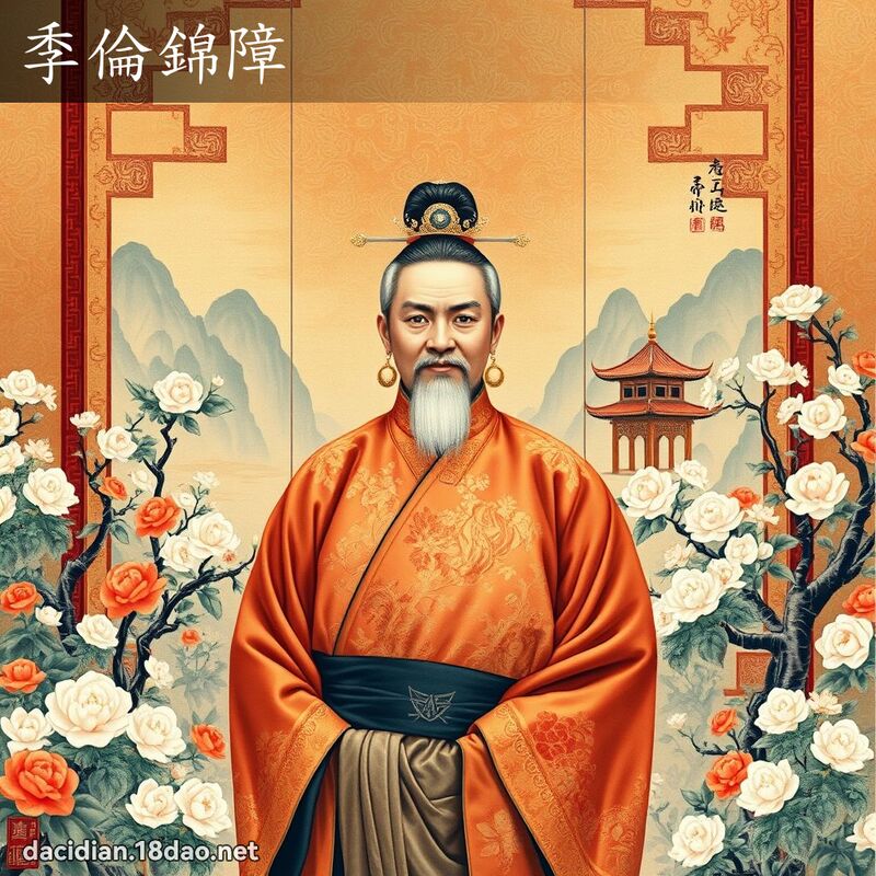 季倫錦障 - 中華成語配圖