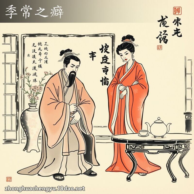 季常之癖 配图