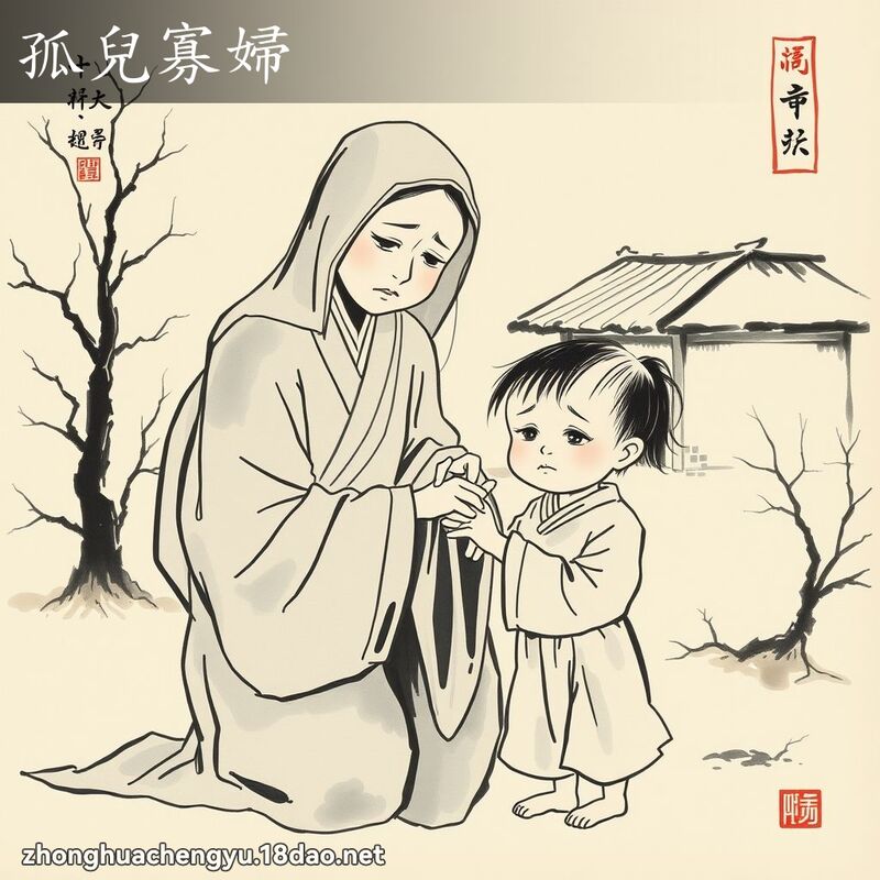 孤兒寡婦 配图