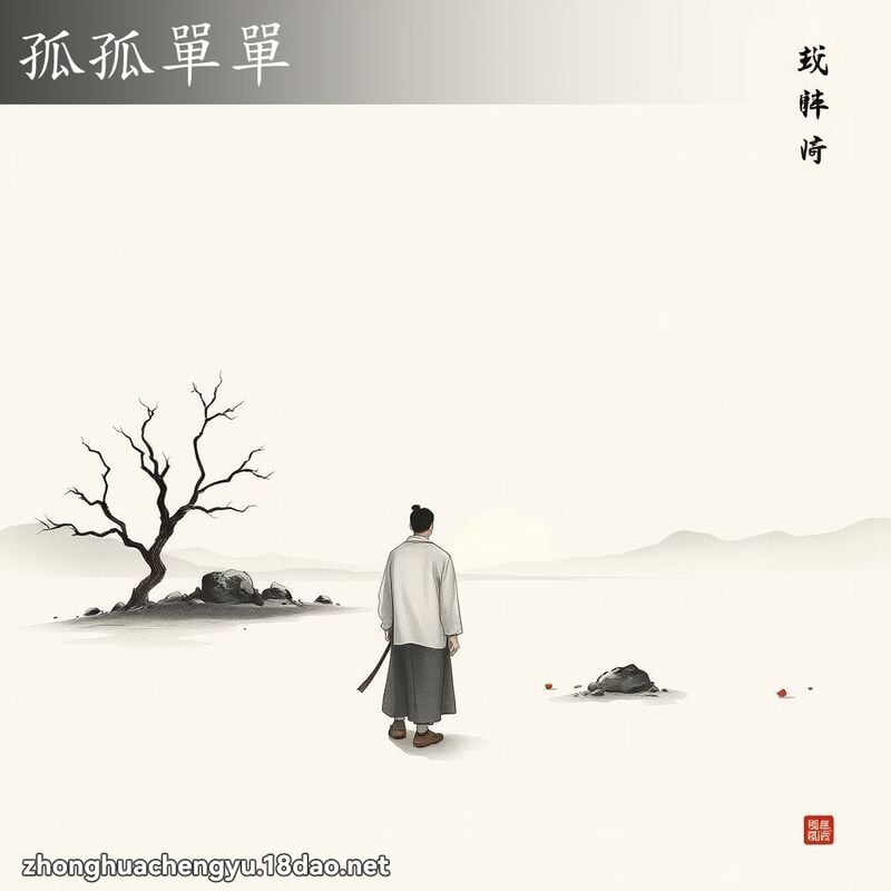 孤孤單單 配图