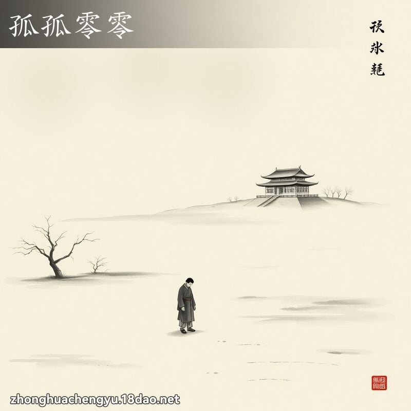 孤孤零零 配图