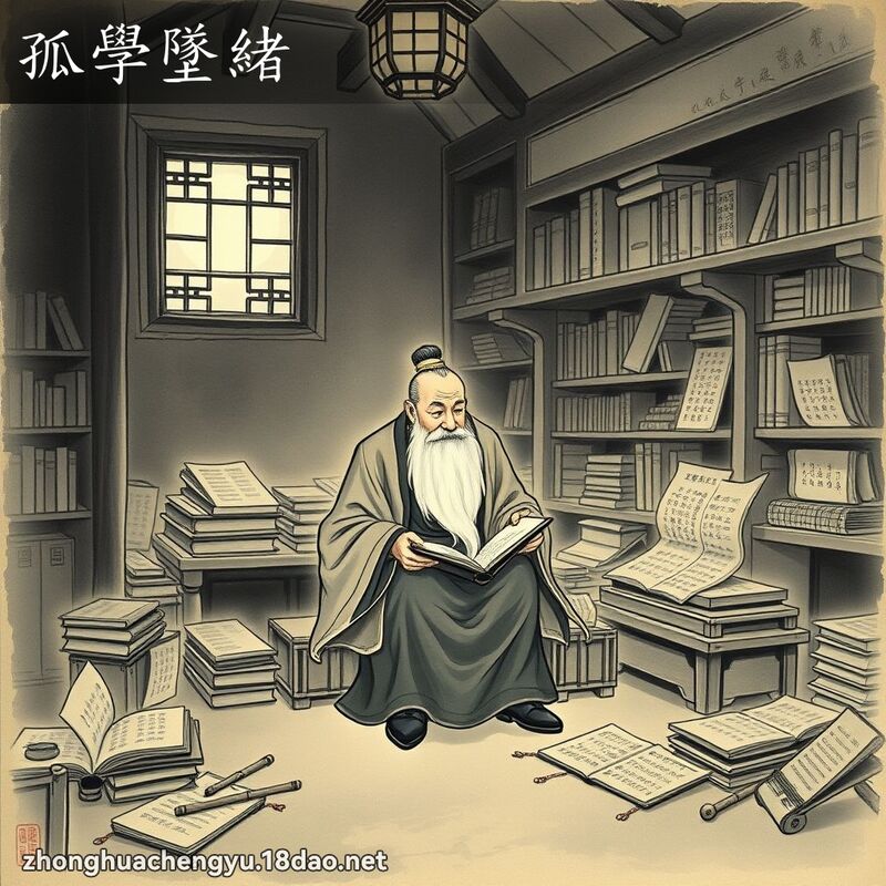 孤學墜緒 配图