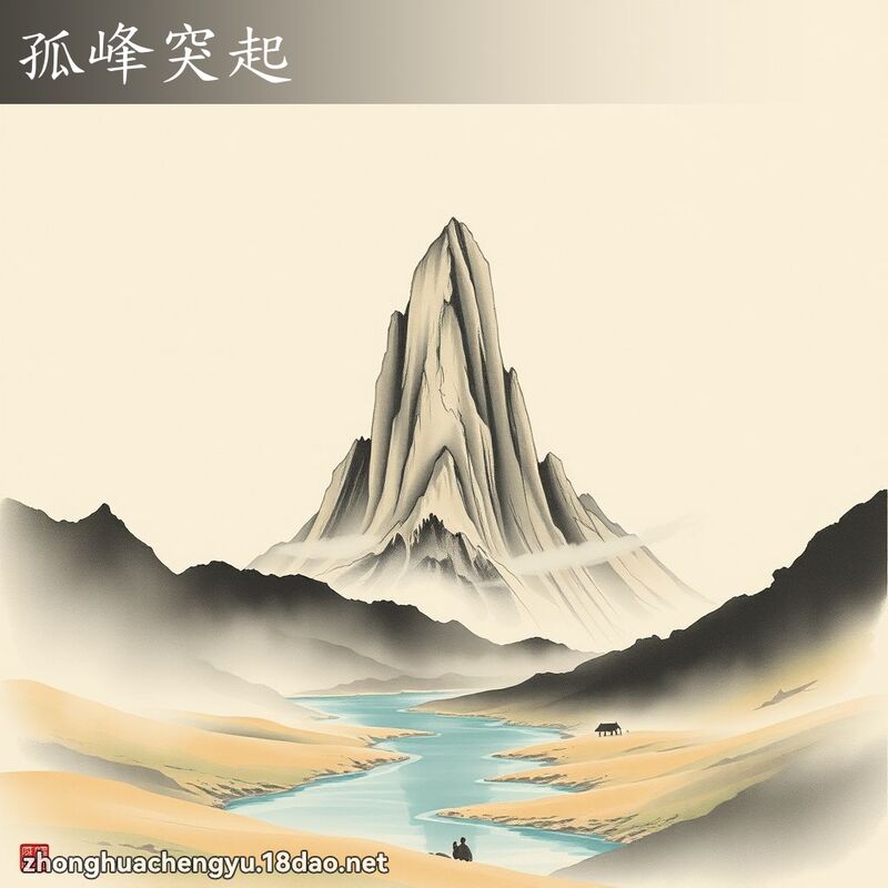 孤峰突起 配图