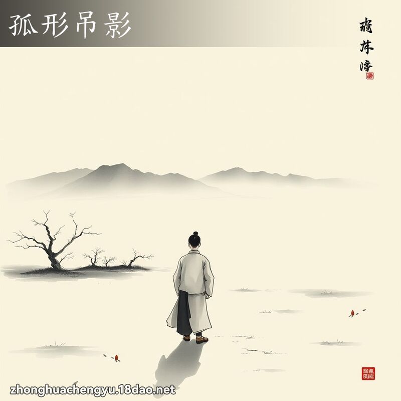 孤形吊影 配图