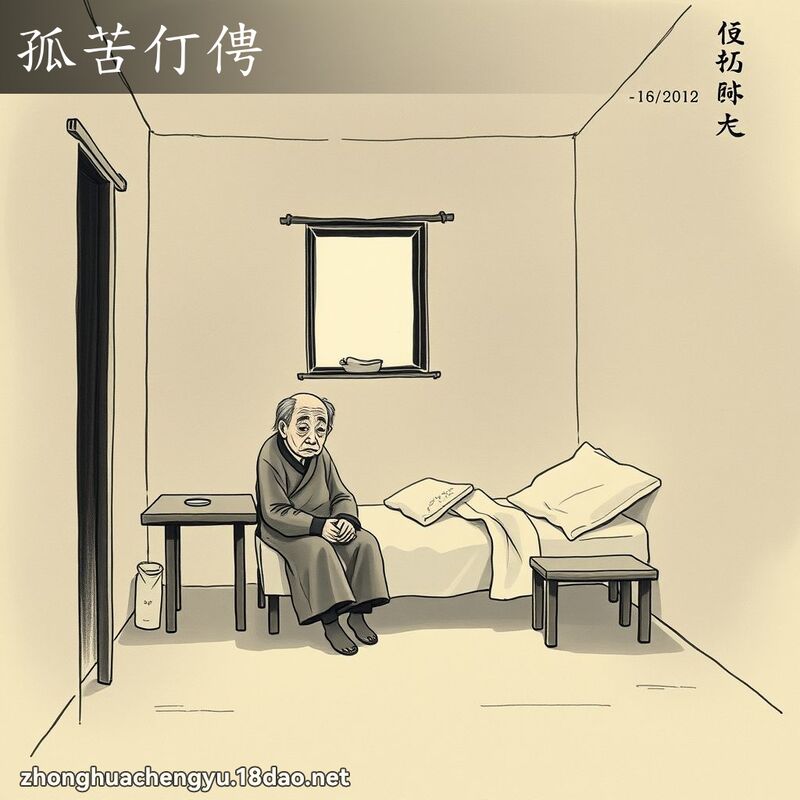 孤苦仃俜 配图