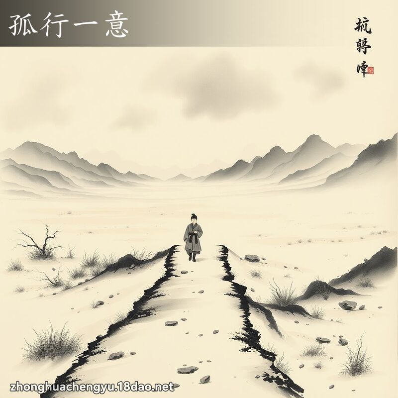 孤行一意 配图