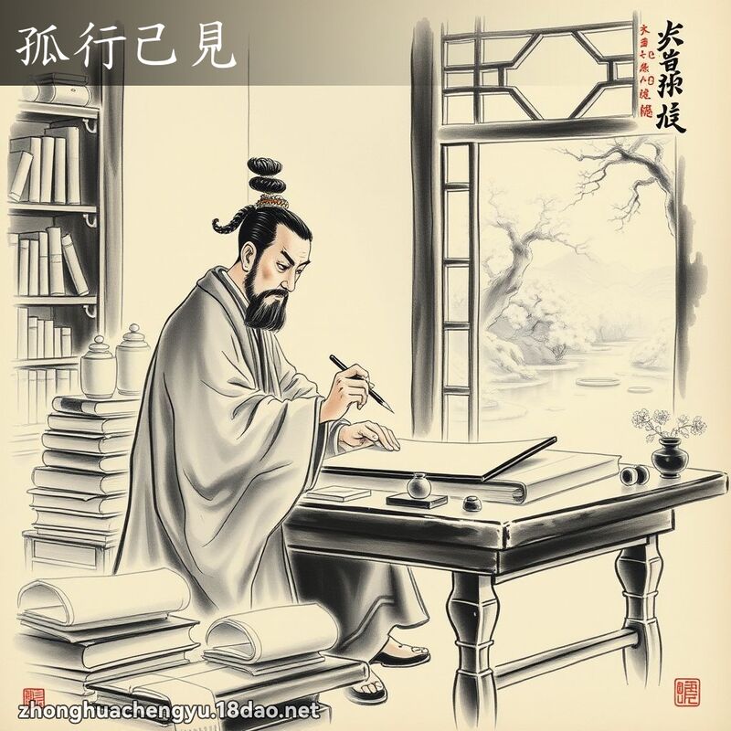 孤行己见 配图