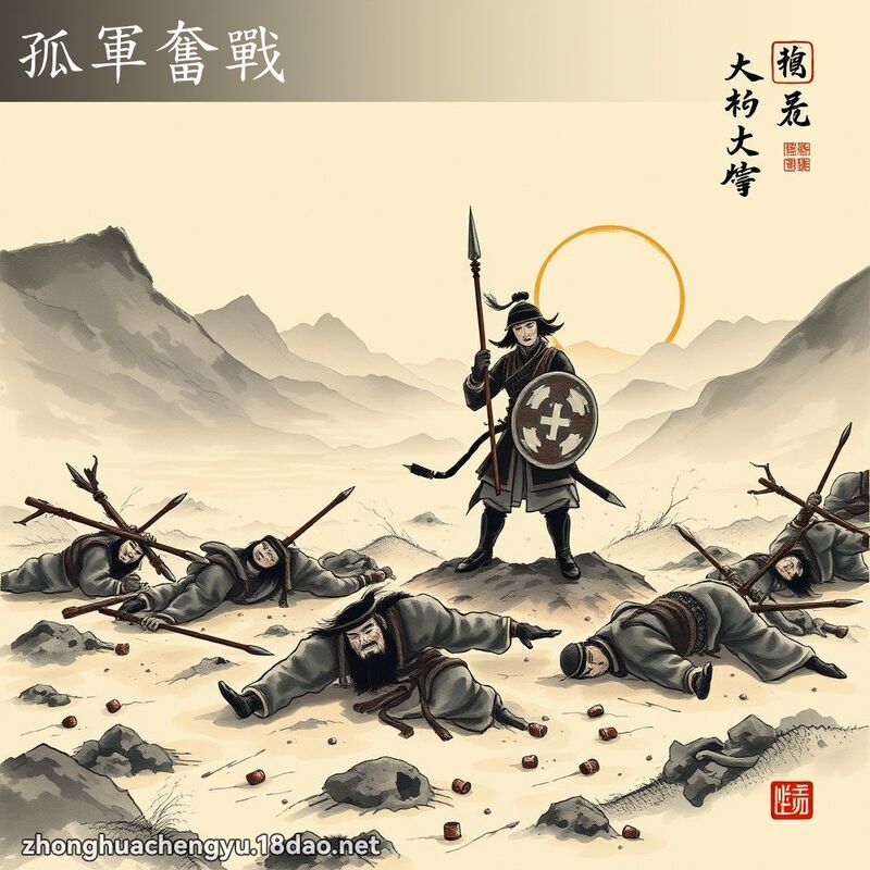 孤军奋战 配图