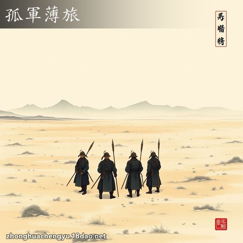 孤军薄旅 配图