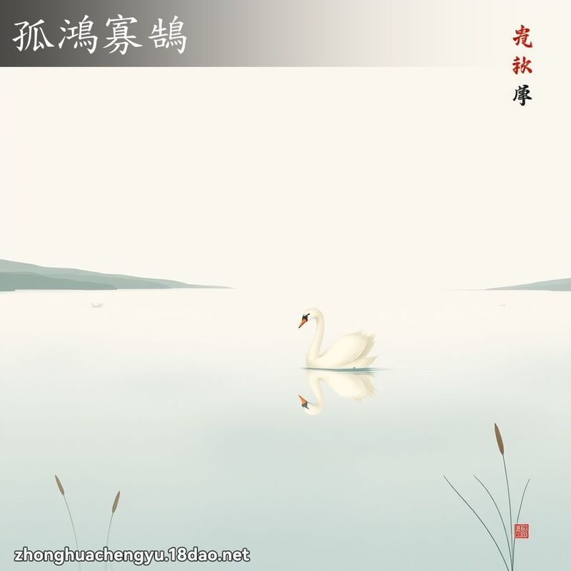 孤鸿寡鵠 配图