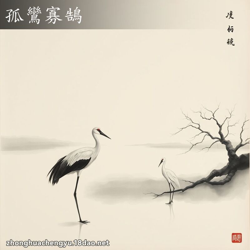 孤鸾寡鵠 配图