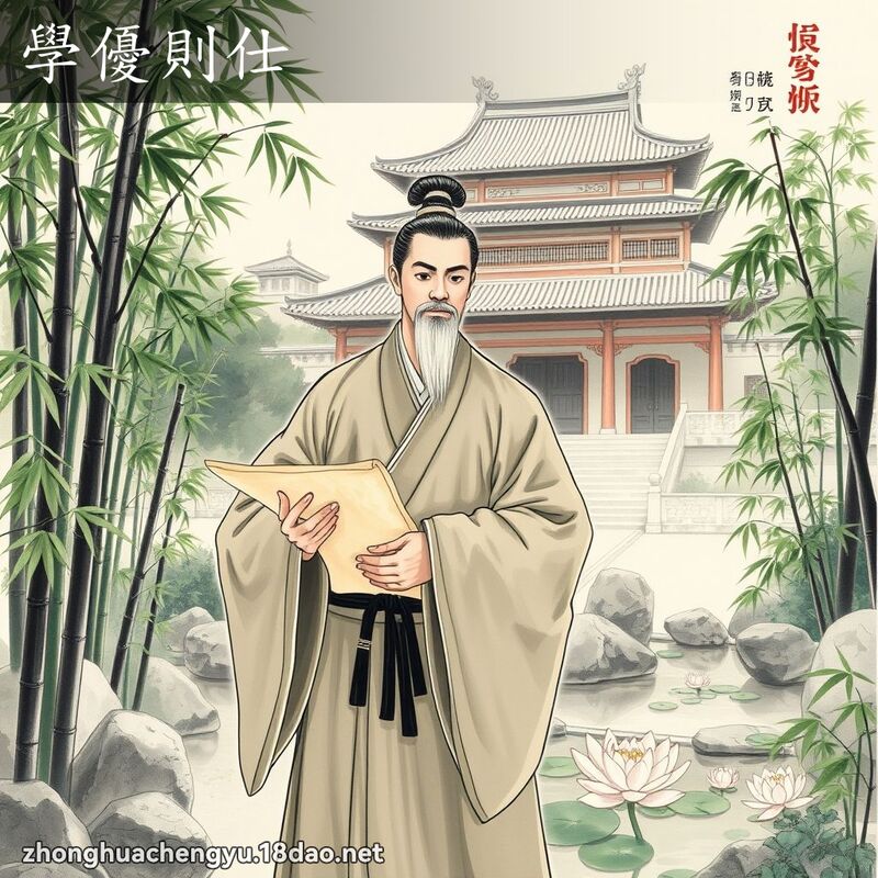 学优则仕 配图