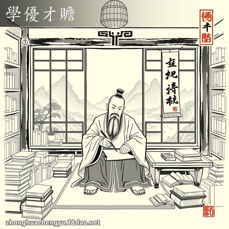 学优才赡 配图