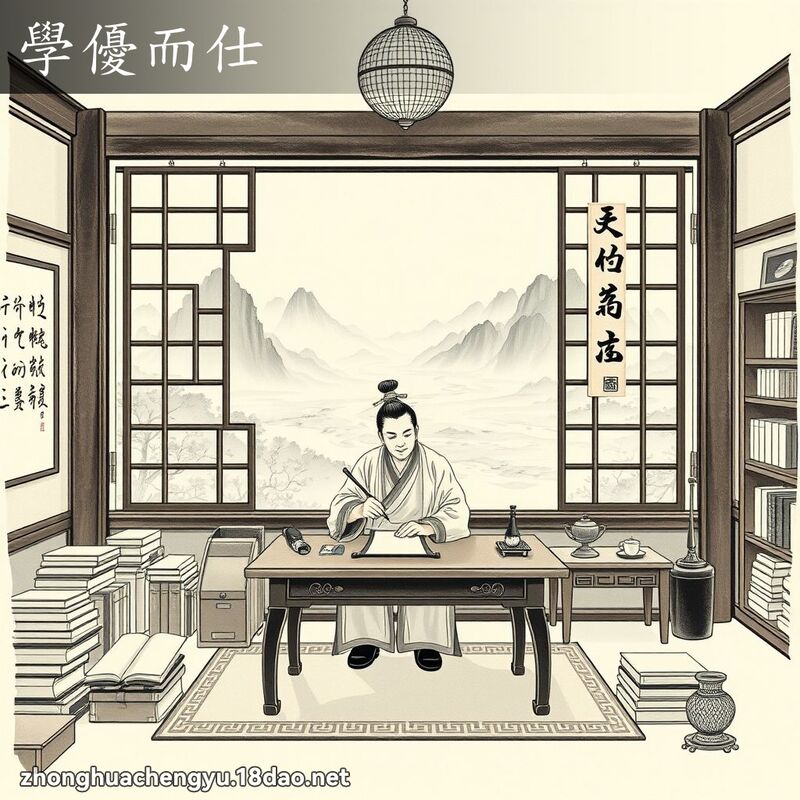 学优而仕 配图