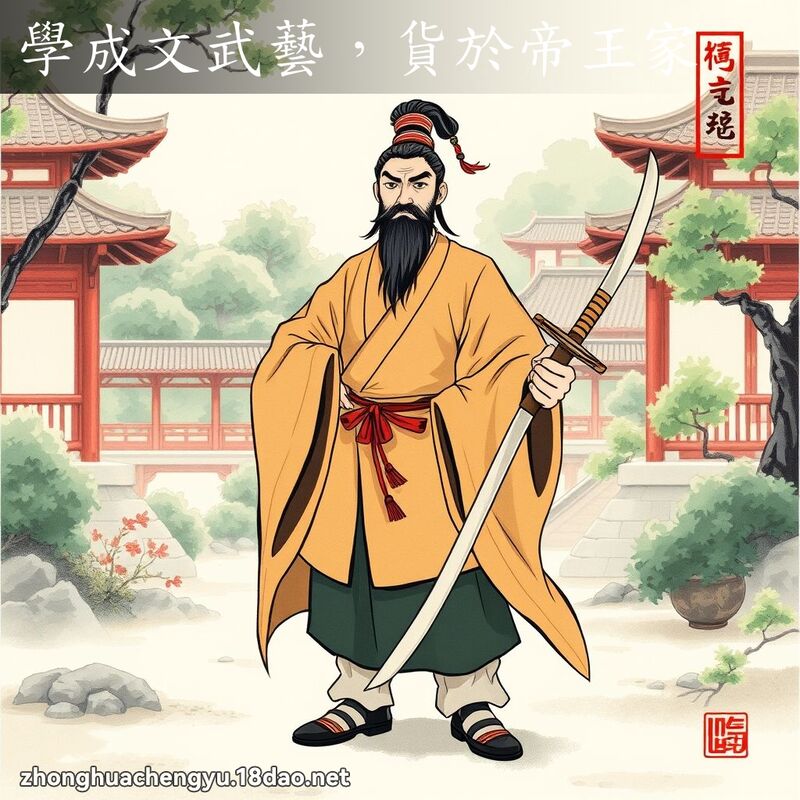学成文武艺,货於帝王家 配图