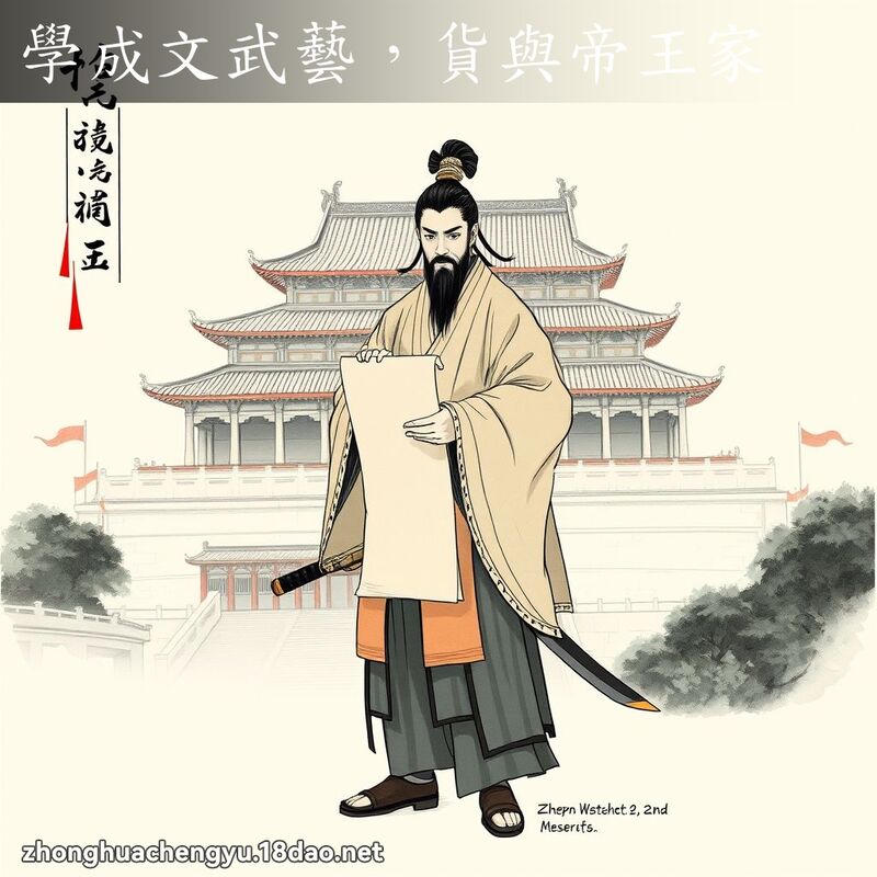 学成文武艺,货与帝王家 配图