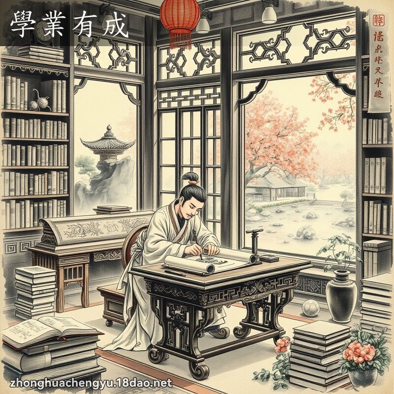 学业有成 配图