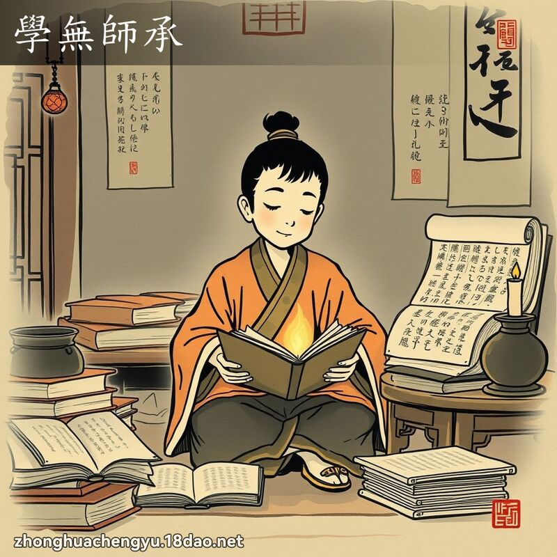 学无师承 配图