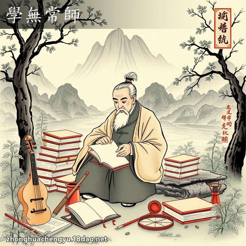 学无常师 配图