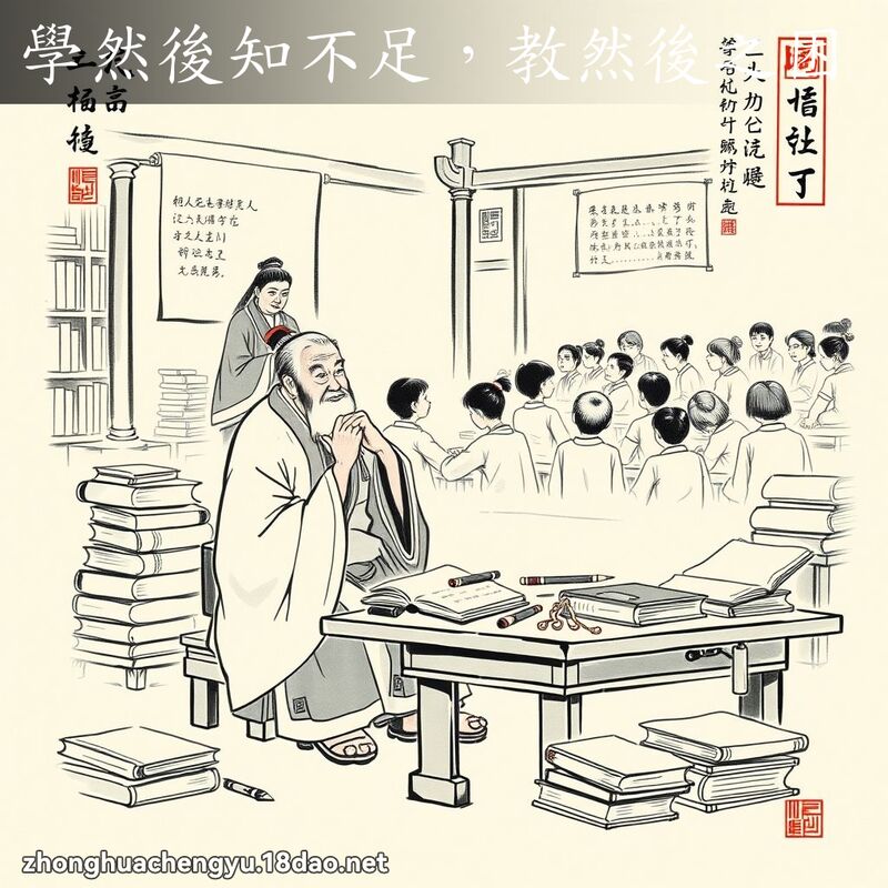 学然后知不足,教然后之困 配图